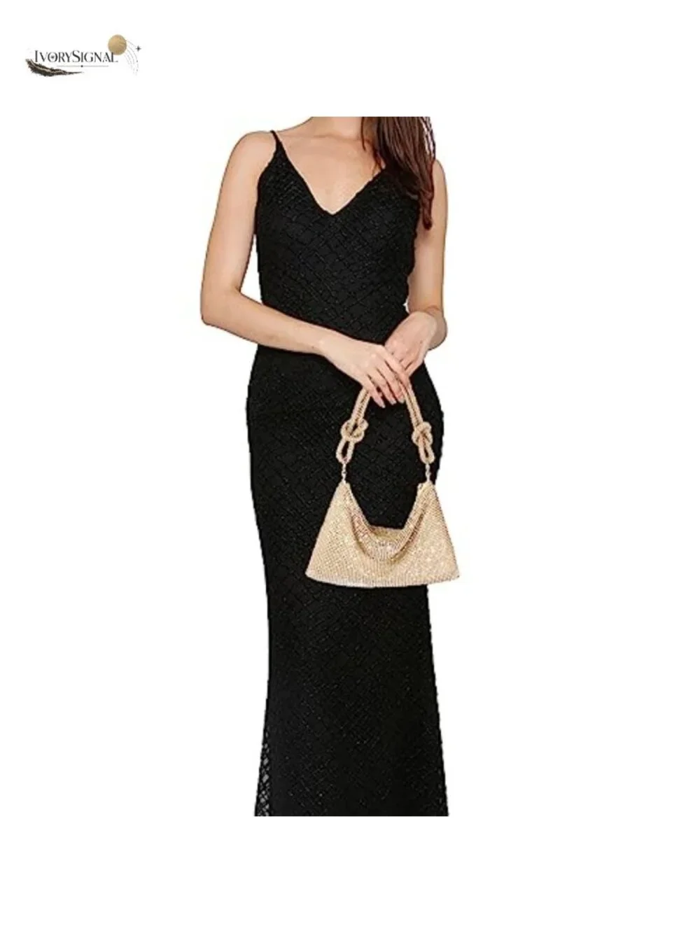 Rhinestone Shoulder Bag Hobo Purse Sparkly Evening Bag Clutch